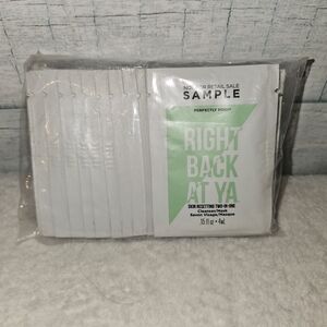 Perfectly Posh Right Back At Ya Skincare Packets - White and Mint
